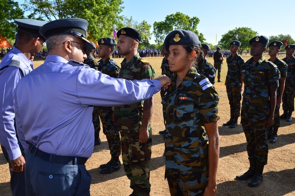 Paratroopers in action at SLAF Ampara