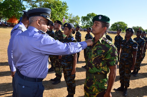 Paratroopers in action at SLAF Ampara