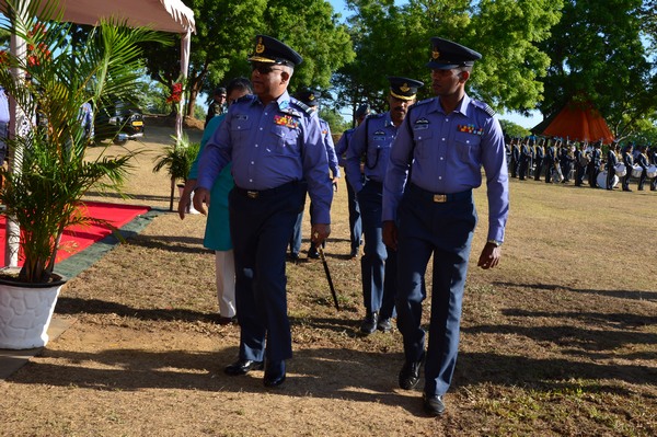 Paratroopers in action at SLAF Ampara