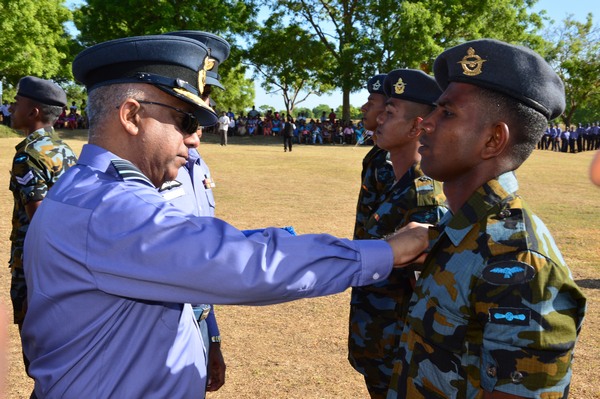Paratroopers in action at SLAF Ampara