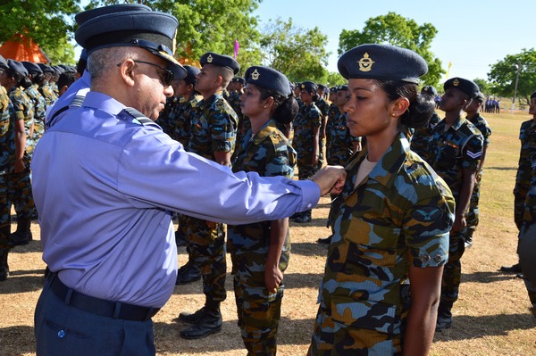 Paratroopers in action at SLAF Ampara
