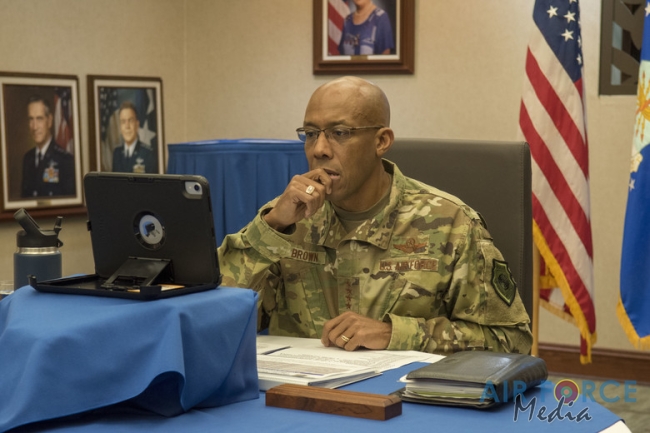 Commander Participates for Indo-Pacific Air Chiefs Video Tele Conference Organized by PACAF