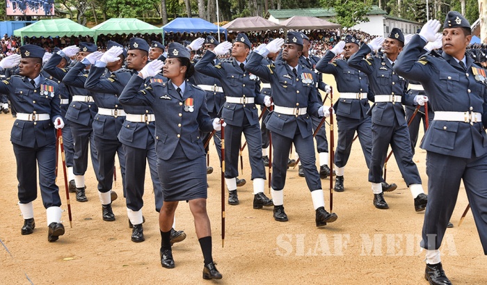 Passing Out Parade at SLAF CTS Diyatalawa