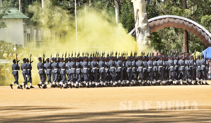Passing Out Parade at SLAF CTS Diyatalawa