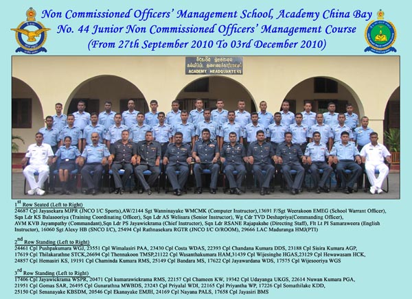 Passing Out Ceremony of 44th Batch of Non Commissioned Officers