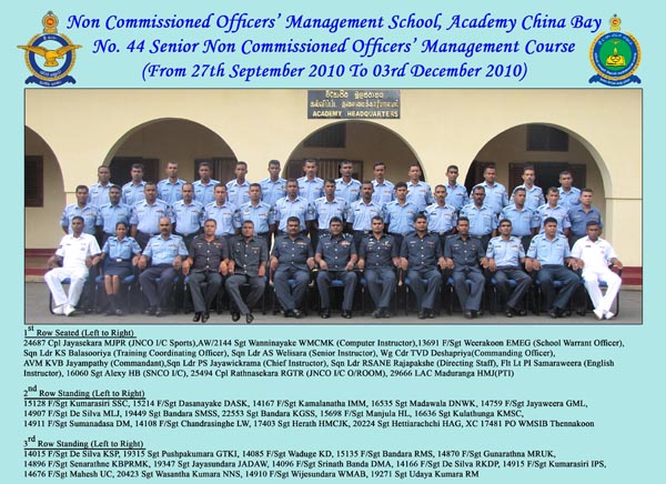 Passing Out Ceremony of 44th Batch of Non Commissioned Officers