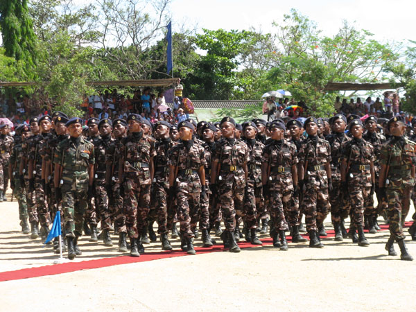 Airmen passing out in SL Army Combat Training School Konduwatuwana Airmen passing out in SL Army Combat Training School Konduwatuwana