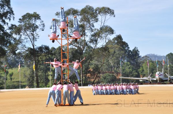 Recruits passing out in SLAF Station Diyatalawa