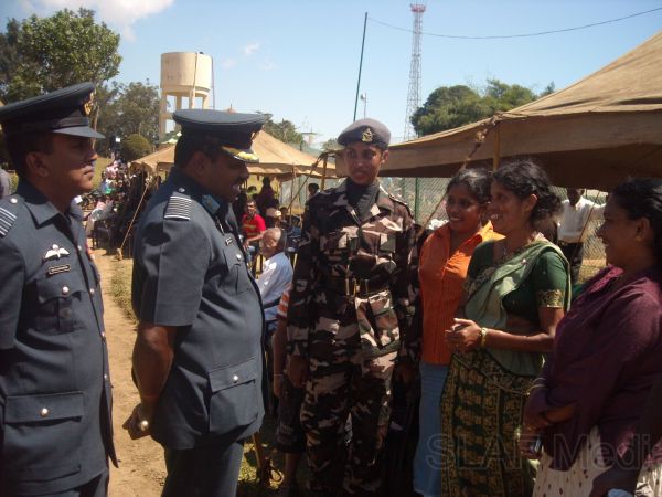 Recruits passing out in SLAF Station Diyatalawa