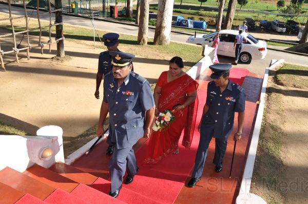 Recruits passing out in SLAF Station Diyatalawa