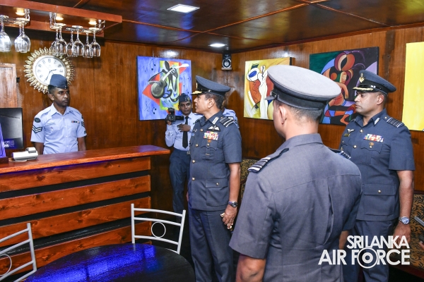 Annual
Commander’s Inspection at Sri Lanka Air Force Station Piduruthalagala
