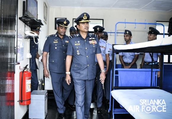 Annual
Commander’s Inspection at Sri Lanka Air Force Station Piduruthalagala