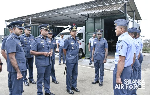 Annual
Commander’s Inspection at Sri Lanka Air Force Station Piduruthalagala