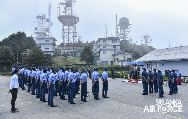 Annual
Commander’s Inspection at Sri Lanka Air Force Station Piduruthalagala