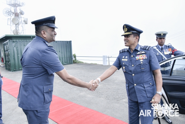 Annual
Commander’s Inspection at Sri Lanka Air Force Station Piduruthalagala