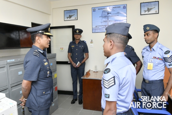 Annual
Commander’s Inspection at Sri Lanka Air Force Station Piduruthalagala