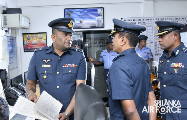 Annual
Commander’s Inspection at Sri Lanka Air Force Station Piduruthalagala