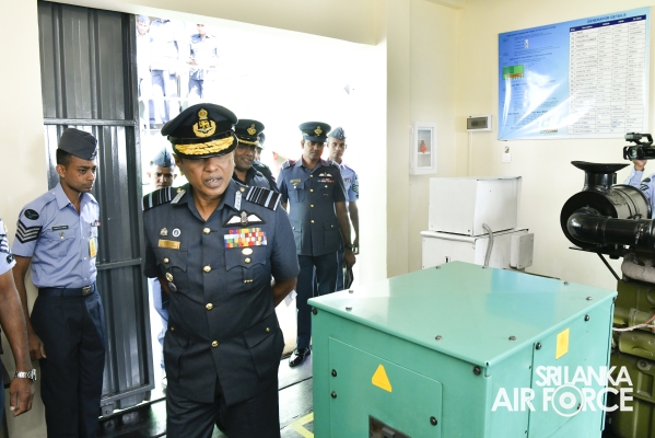 Annual
Commander’s Inspection at Sri Lanka Air Force Station Piduruthalagala