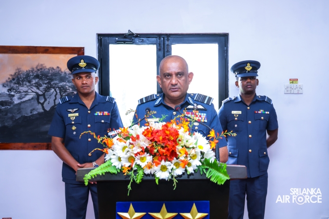 AIR VICE MARSHAL INDIKA WICKRAMASINGHE ASSUMES DUTIES THE VICE CHANCELLOR OF GENERAL SIR JOHN KOTELAWALA DEFENCE UNIVERSITY