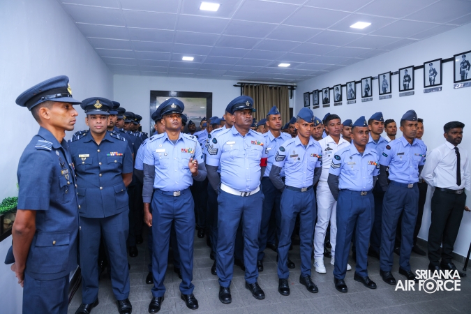 AIR VICE MARSHAL INDIKA WICKRAMASINGHE ASSUMES DUTIES THE VICE CHANCELLOR OF GENERAL SIR JOHN KOTELAWALA DEFENCE UNIVERSITY