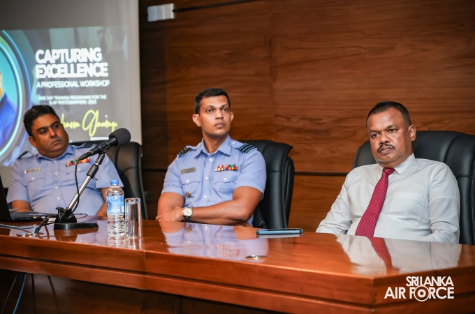 SLAF MEDIA DIVISION HOSTS A WORKSHOP ON A PROFESSIONAL
PHOTOGRAPHY TECHNIQUES AND EDITING METHODS