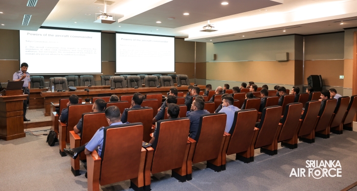 LECTURE SERIES ON AIR LAW CONDUCTED FOR AIR FORCE PILOTS