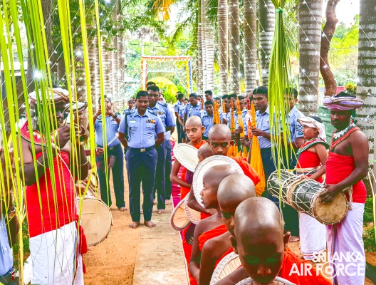 ANNUAL
PIRITH ENCHANTING CEREMONY AT SLAF STATION PALAVI