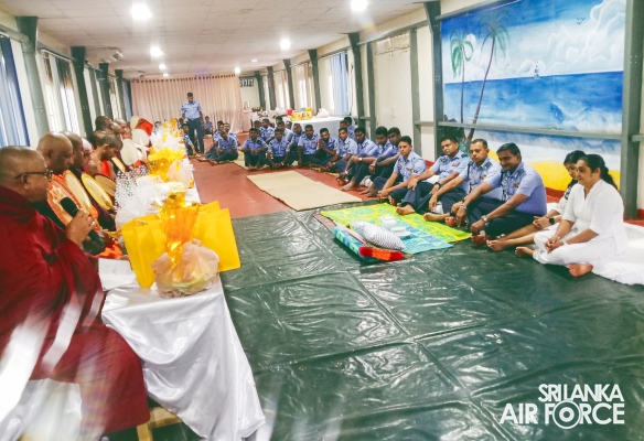 ANNUAL
PIRITH ENCHANTING CEREMONY AT SLAF STATION PALAVI