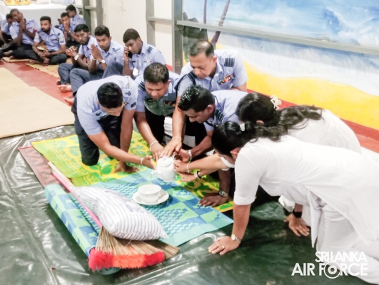 ANNUAL
PIRITH ENCHANTING CEREMONY AT SLAF STATION PALAVI