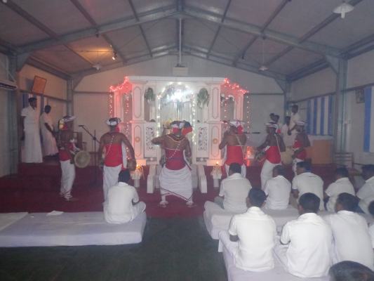 Pirith Chanting and Alms Giving at Palavi