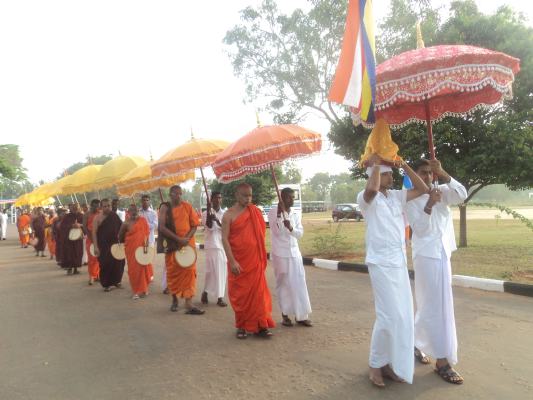 Pirith Chanting and Alms Giving at Palavi