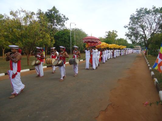 Pirith Chanting and Alms Giving at Palavi