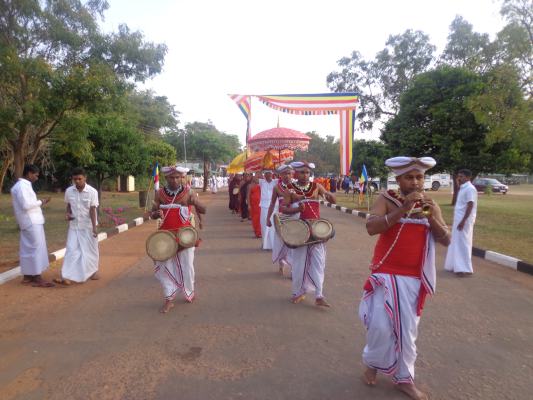Pirith Chanting and Alms Giving at Palavi