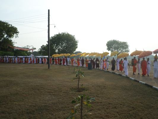Pirith Chanting and Alms Giving at Palavi