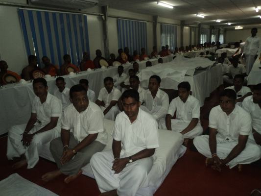 Pirith Chanting and Alms Giving at Palavi
