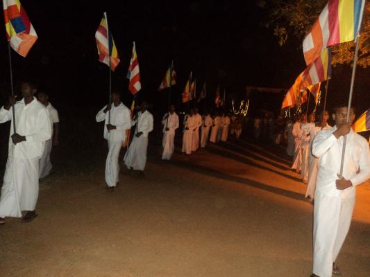 Pirith Chanting and Alms Giving at Palavi