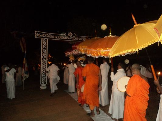 Pirith Chanting and Alms Giving at Palavi