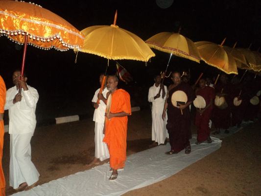 Pirith Chanting and Alms Giving at Palavi