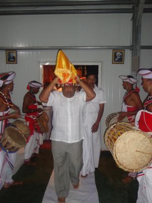 Pirith Chanting and Alms Giving at Palavi