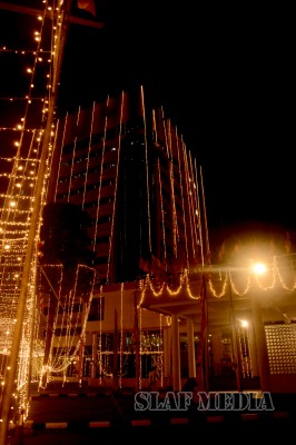 All Night Pirith Chanting and Alms Giving at Air Force Headquarters