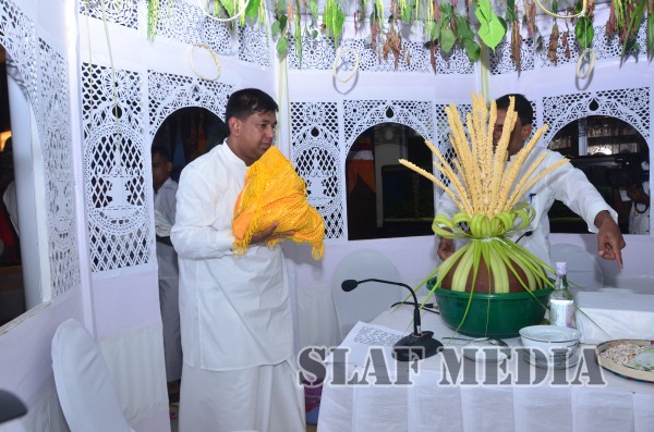 All Night Pirith Chanting and Alms Giving at Air Force Headquarters
