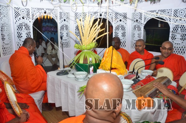 All Night Pirith Chanting and Alms Giving at Air Force Headquarters