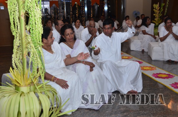 All Night Pirith Chanting and Alms Giving at Air Force Headquarters