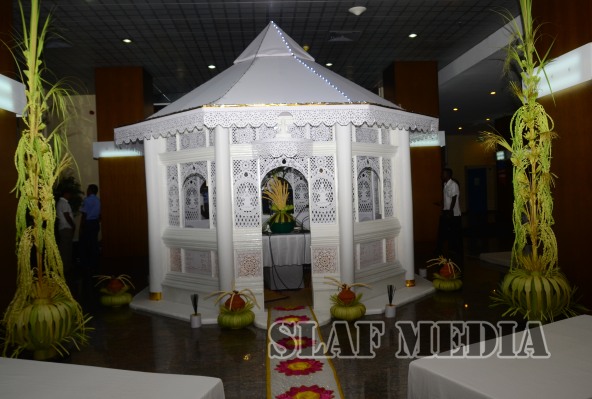 All Night Pirith Chanting and Alms Giving at Air Force Headquarters