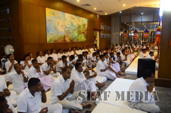 All Night Pirith Chanting and Alms Giving at Air Force Headquarters