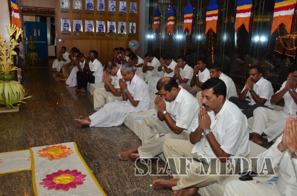 All Night Pirith Chanting and Alms Giving at Air Force Headquarters