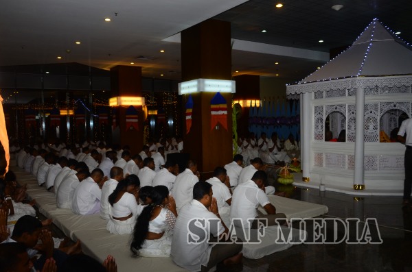 All Night Pirith Chanting and Alms Giving at Air Force Headquarters