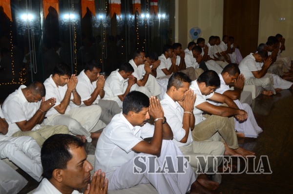All Night Pirith Chanting and Alms Giving at Air Force Headquarters