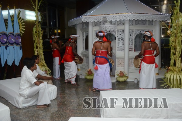 All Night Pirith Chanting and Alms Giving at Air Force Headquarters
