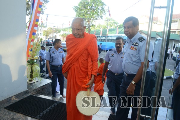 All Night Pirith Chanting and Alms Giving at Air Force Headquarters